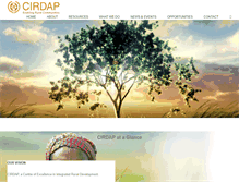 Tablet Screenshot of cirdap.org